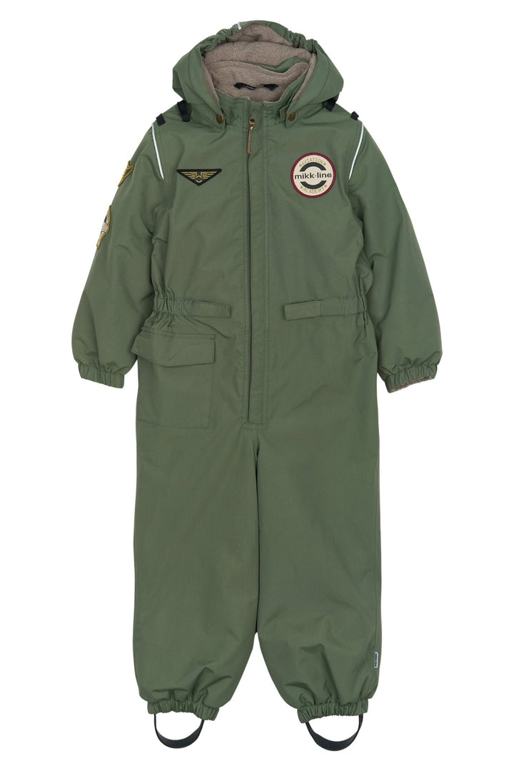 Mikk - Line Nylon Junior Suit Solid - Thyme for barn - Brobrobrille