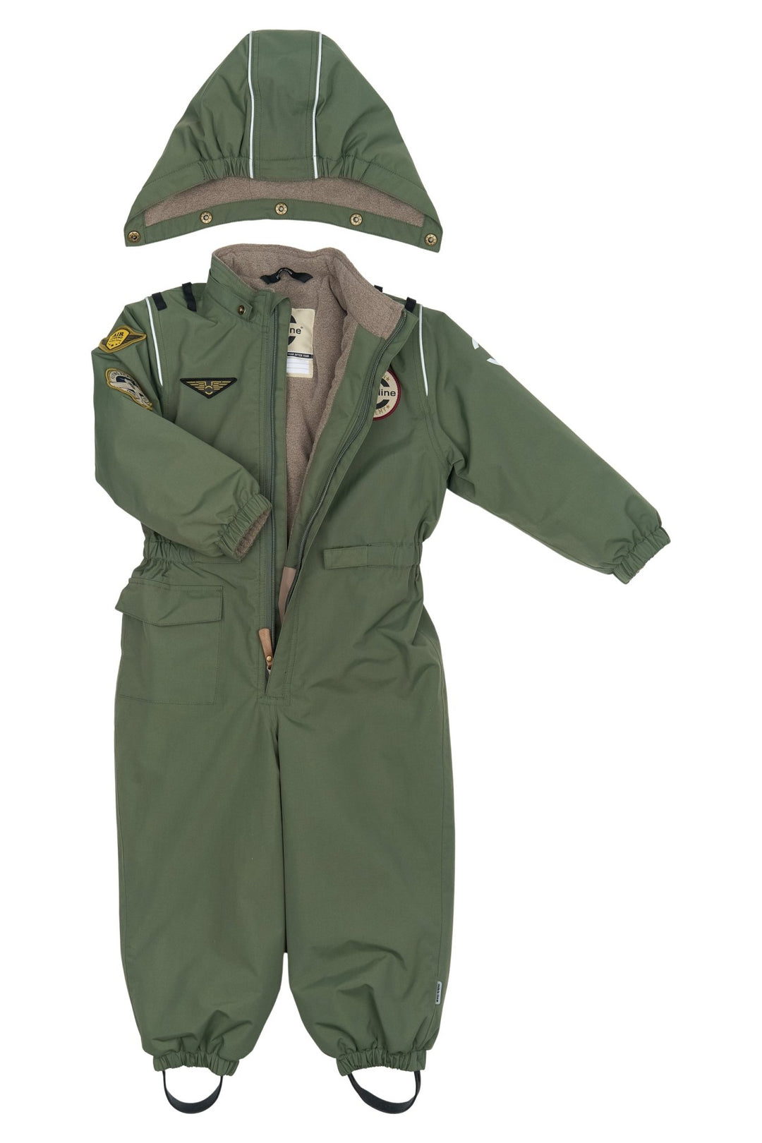 Mikk - Line Nylon Junior Suit Solid - Thyme for barn - Brobrobrille