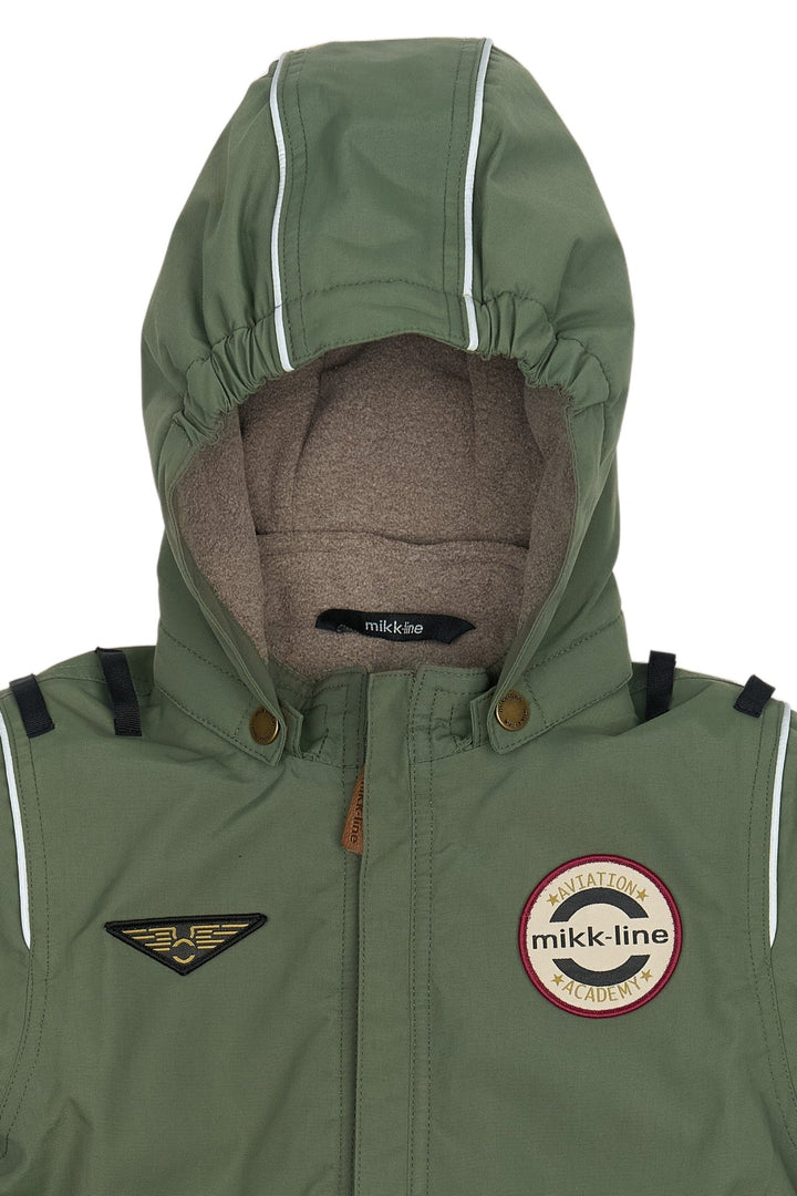 Mikk - Line Nylon Junior Suit Solid - Thyme for barn - Brobrobrille