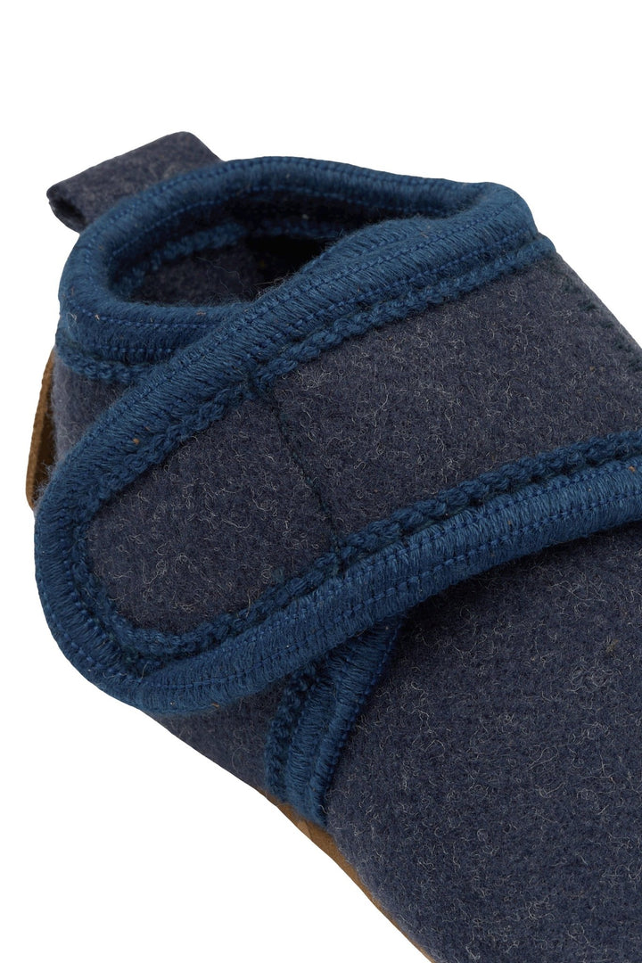 Mikk - Line Prewalker Felt Babysko - Blue Nights for barn - Brobrobrille
