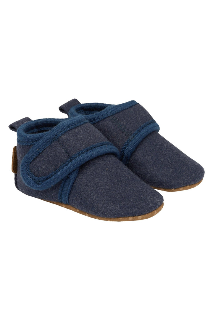 Mikk - Line Prewalker Felt Babysko - Blue Nights for barn - Brobrobrille