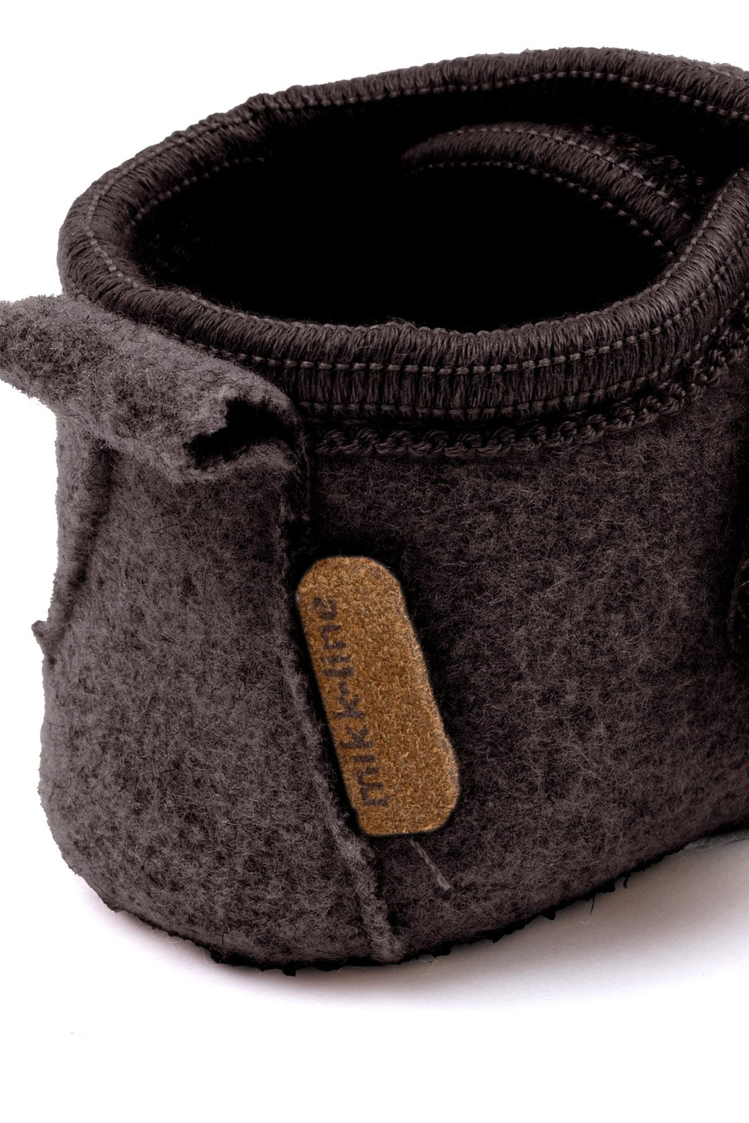 Mikk - Line Prewalker Felt babysko - Chocolate Chip for barn - Brobrobrille