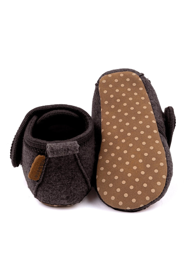 Mikk - Line Prewalker Felt babysko - Chocolate Chip for barn - Brobrobrille