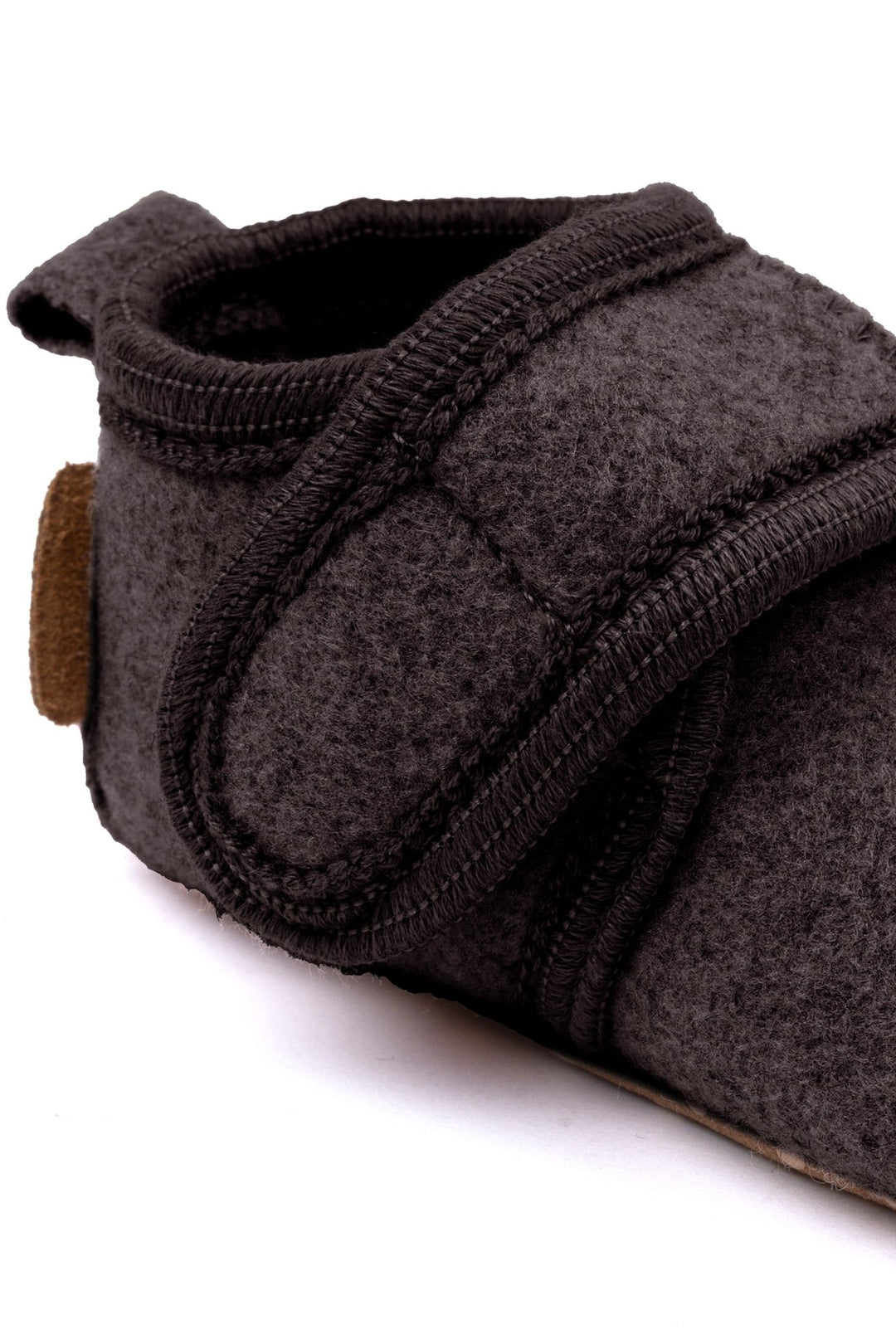 Mikk - Line Prewalker Felt babysko - Chocolate Chip for barn - Brobrobrille