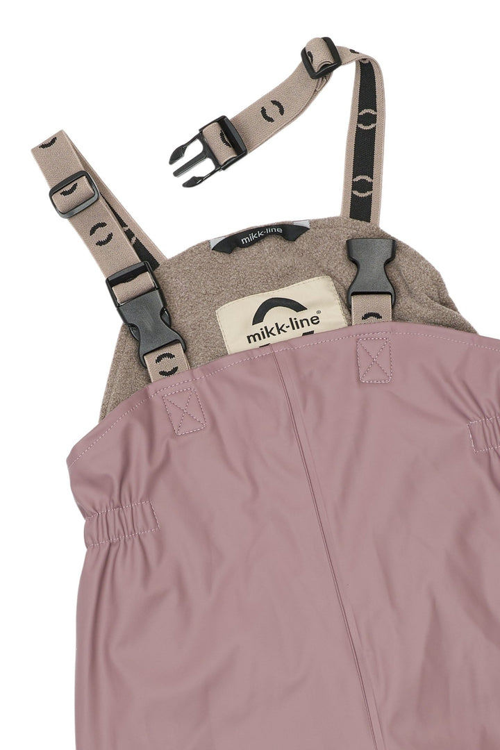 Mikk-Line PU Rain Set fleecefôret regnsett for barn - Foil Dot AOP for barn - Brobrobrille