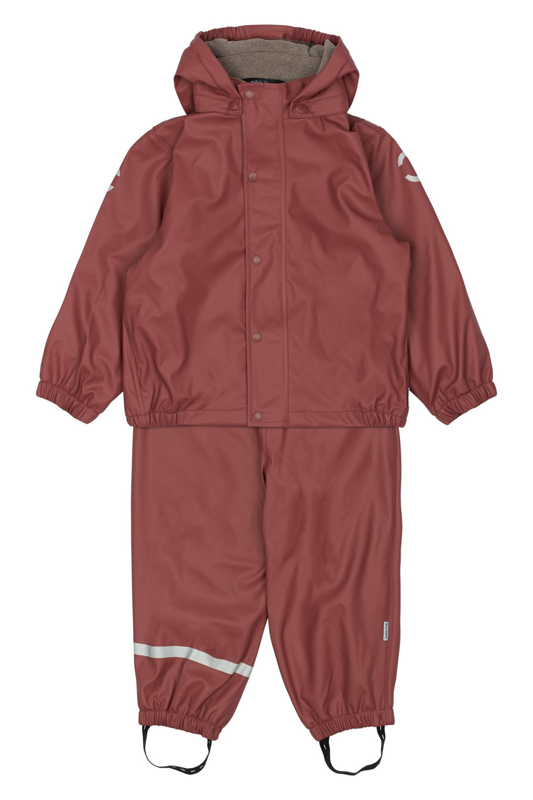 Mikk - Line Regnsett med Fleecefôr – Apple Butter for barn - Brobrobrille