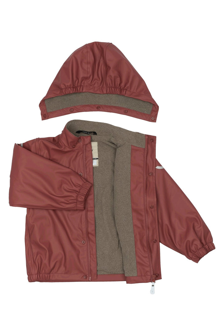 Mikk - Line Regnsett med Fleecefôr – Apple Butter for barn - Brobrobrille