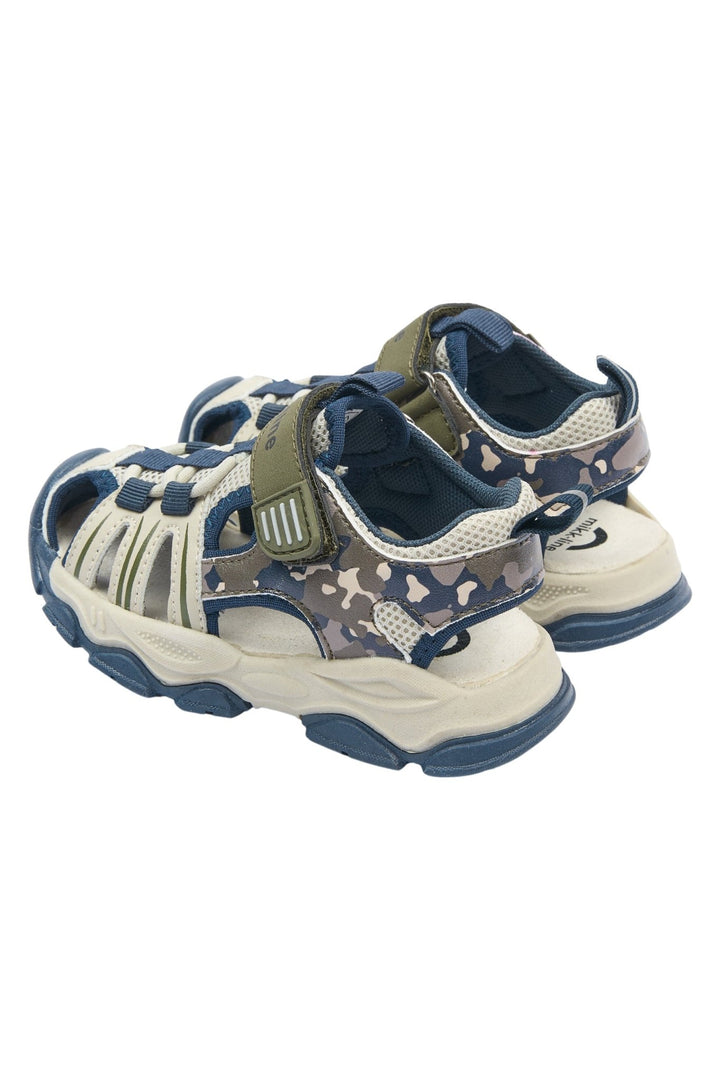 Mikk - Line Sandaler Mesh med Borrelås - Blue Nights for barn - Brobrobrille