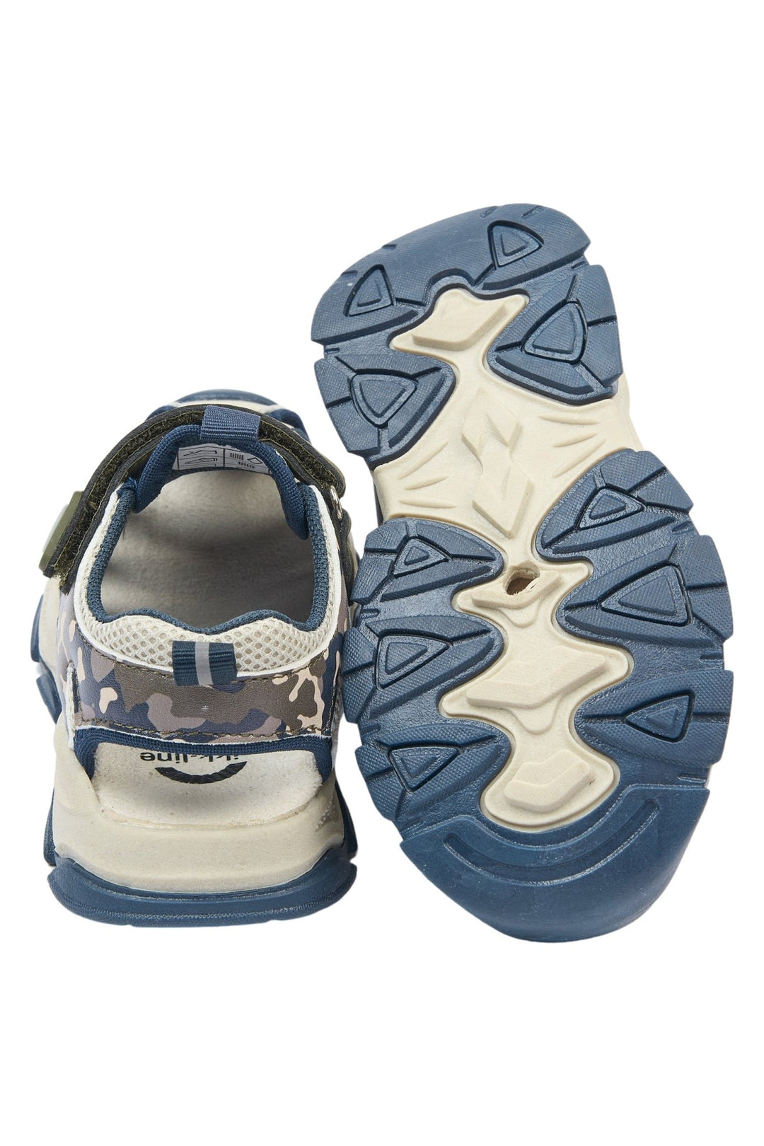 Mikk - Line Sandaler Mesh med Borrelås - Blue Nights for barn - Brobrobrille