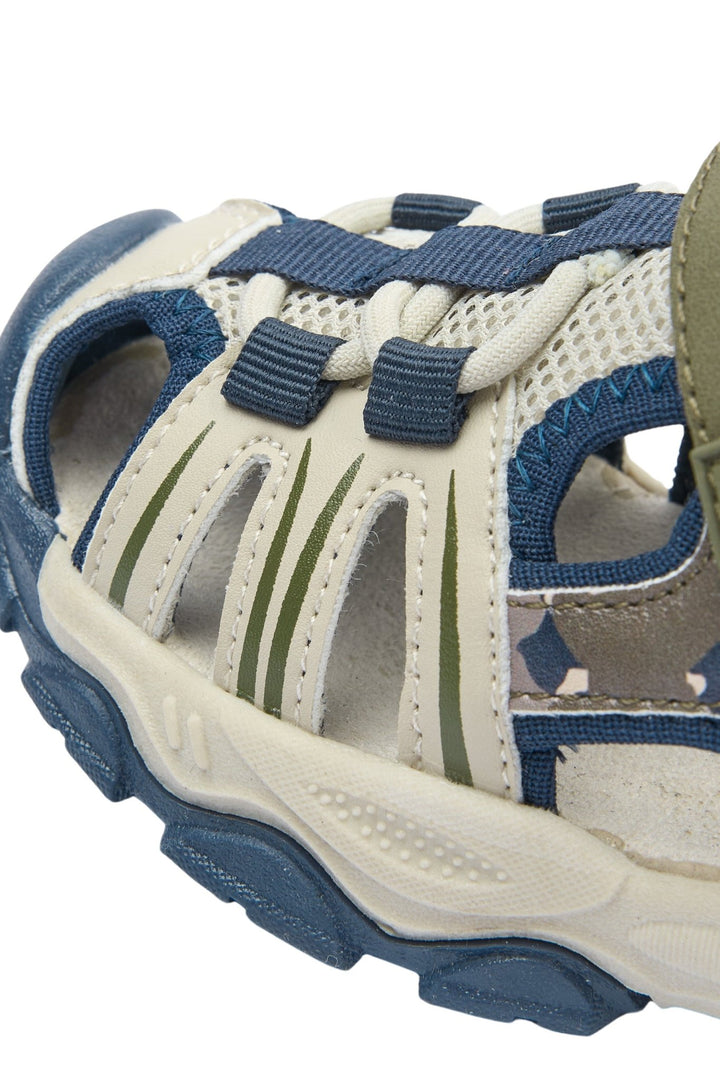 Mikk - Line Sandaler Mesh med Borrelås - Blue Nights for barn - Brobrobrille