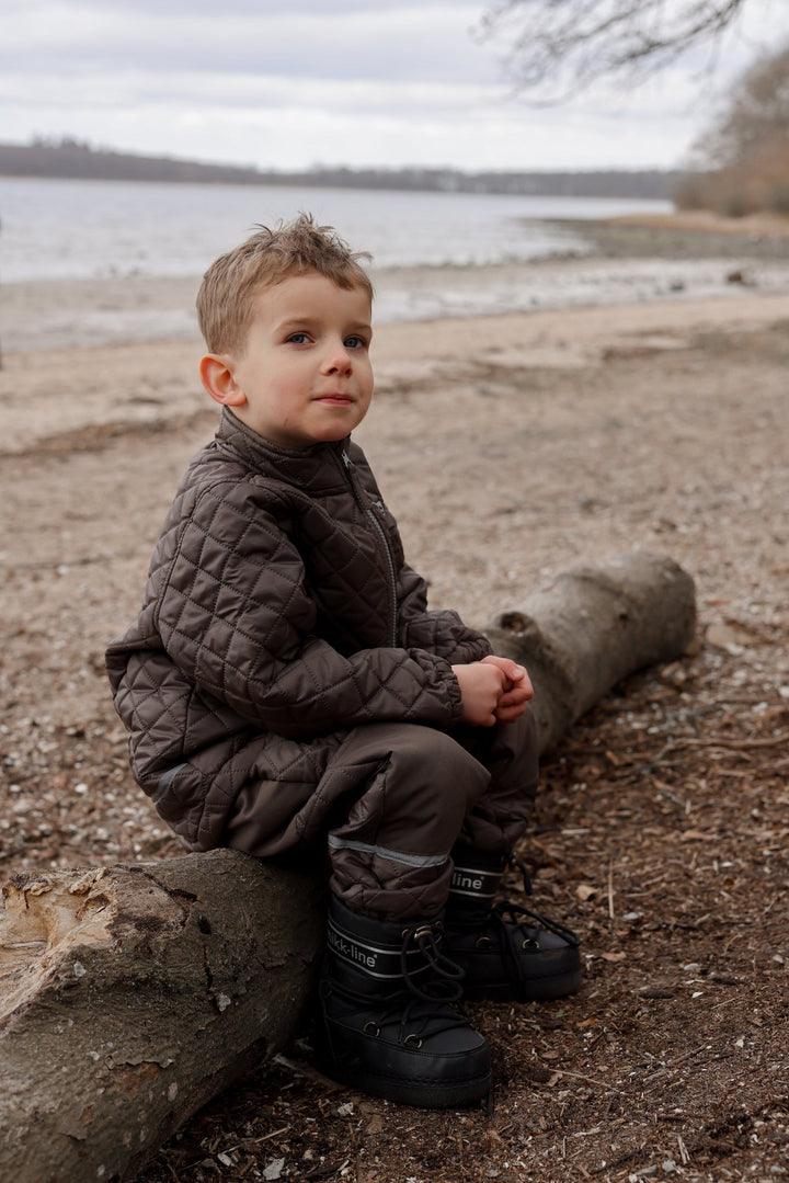 Mikk - Line Snow Boot - Black for barn - Brobrobrille