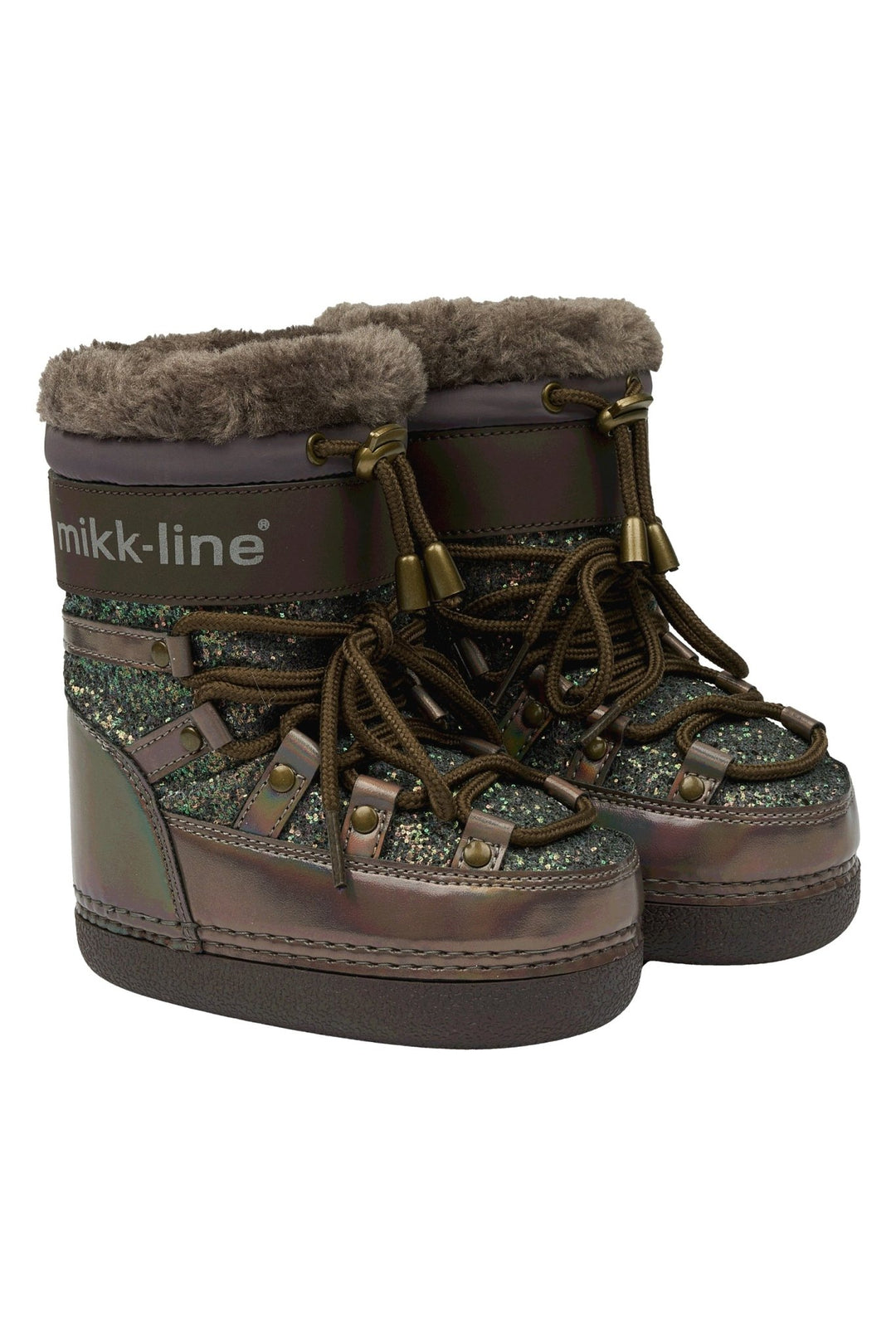 Mikk - Line Snow Boot Glitter - Sparrow for barn - Brobrobrille