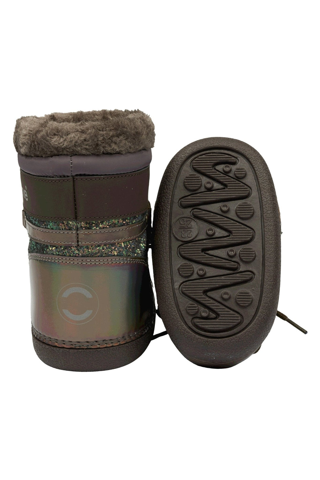 Mikk - Line Snow Boot Glitter - Sparrow for barn - Brobrobrille