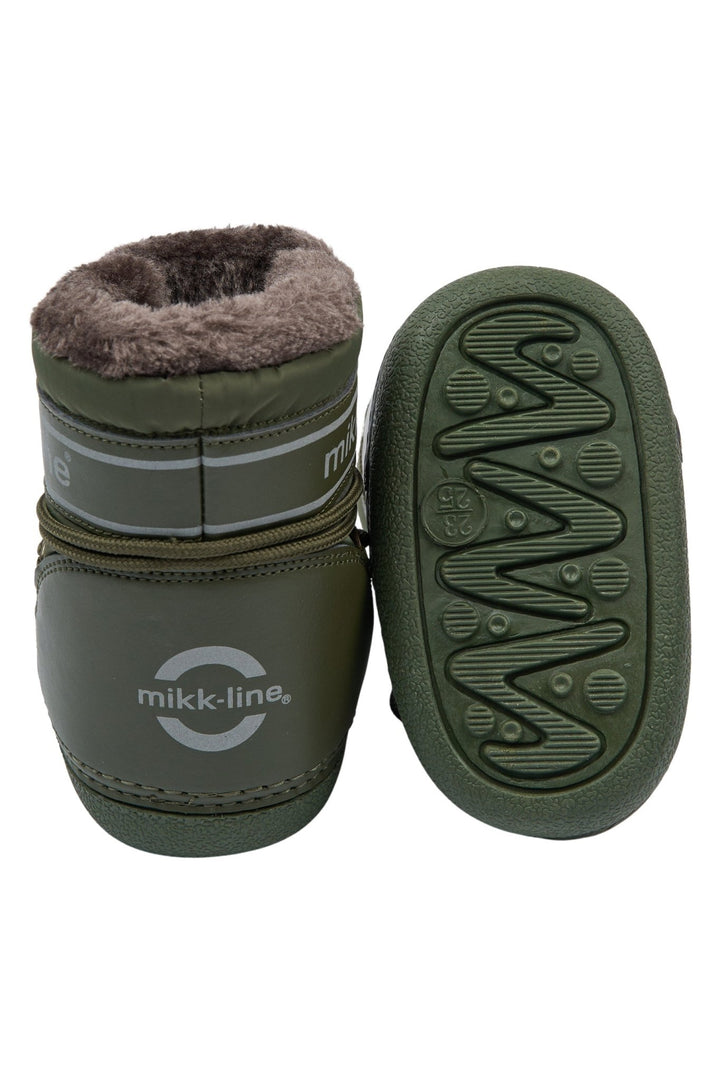 Mikk-Line Snow Boot vanntette vinterstøvler for barn - Dusty Olive for barn - Brobrobrille