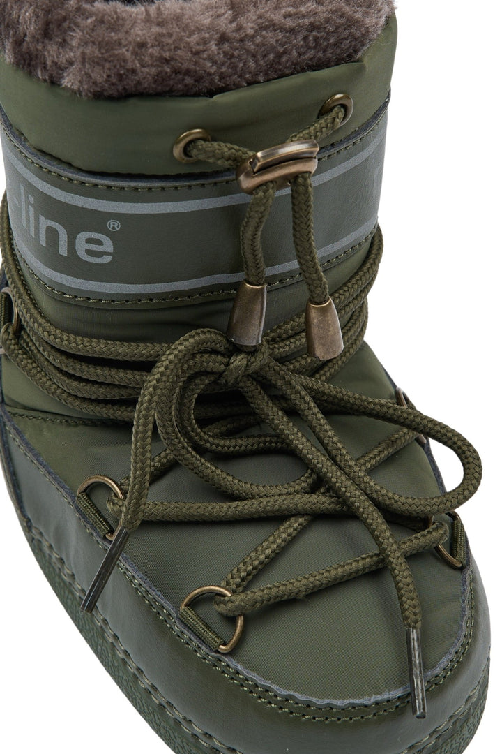 Mikk-Line Snow Boot vanntette vinterstøvler for barn - Dusty Olive for barn - Brobrobrille