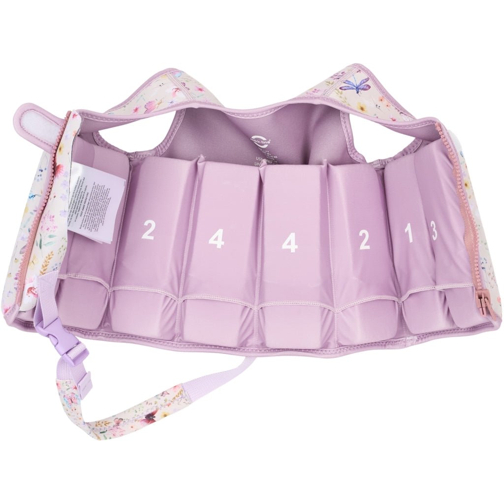 Mikk - Line Svømmevest - Butterfly AOP for barn - Brobrobrille
