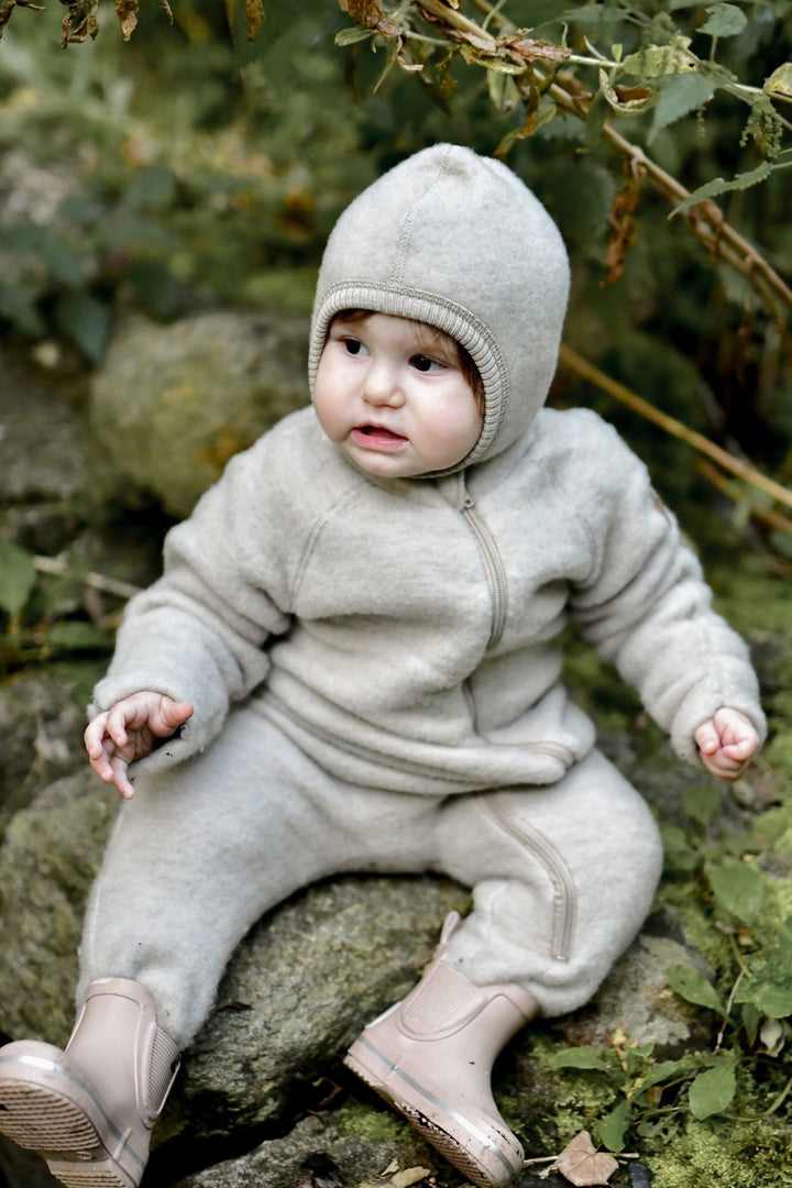 Mikk - Line Ull Heldress – Melange Offwhite for barn - Brobrobrille