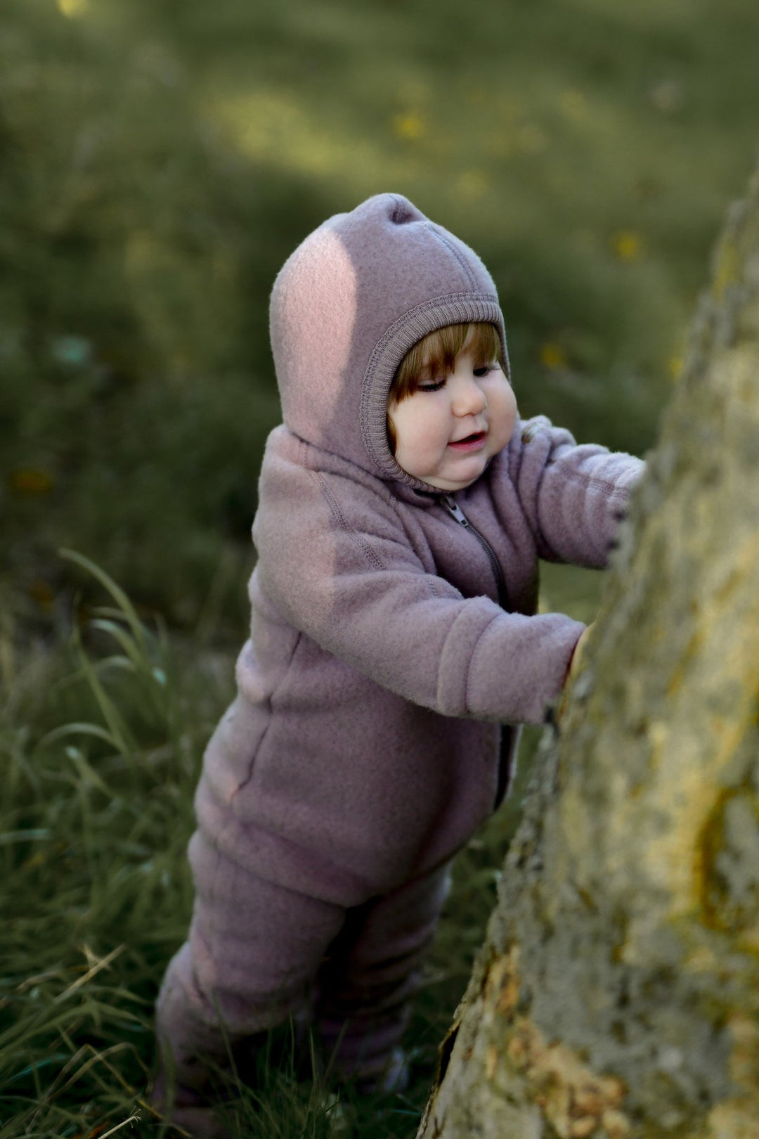 Mikk - Line Ull Heldress - Twilight Mauve for barn - Brobrobrille