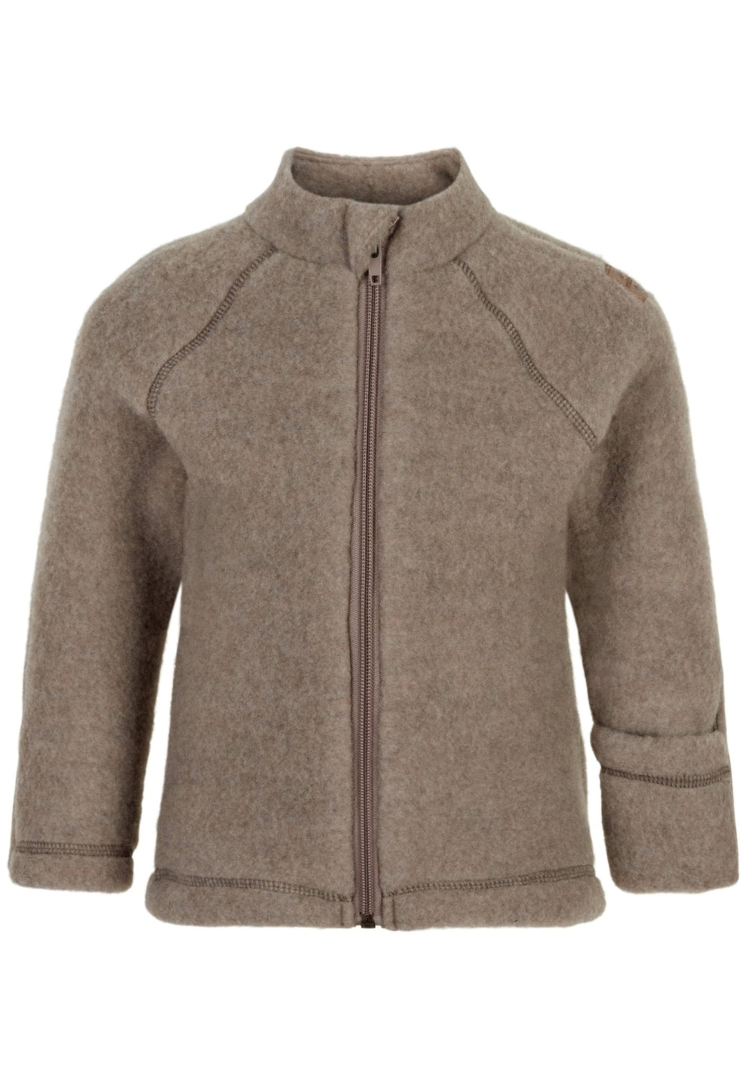 Mikk - Line Ulljakke til baby - Melange Denver for barn - Brobrobrille