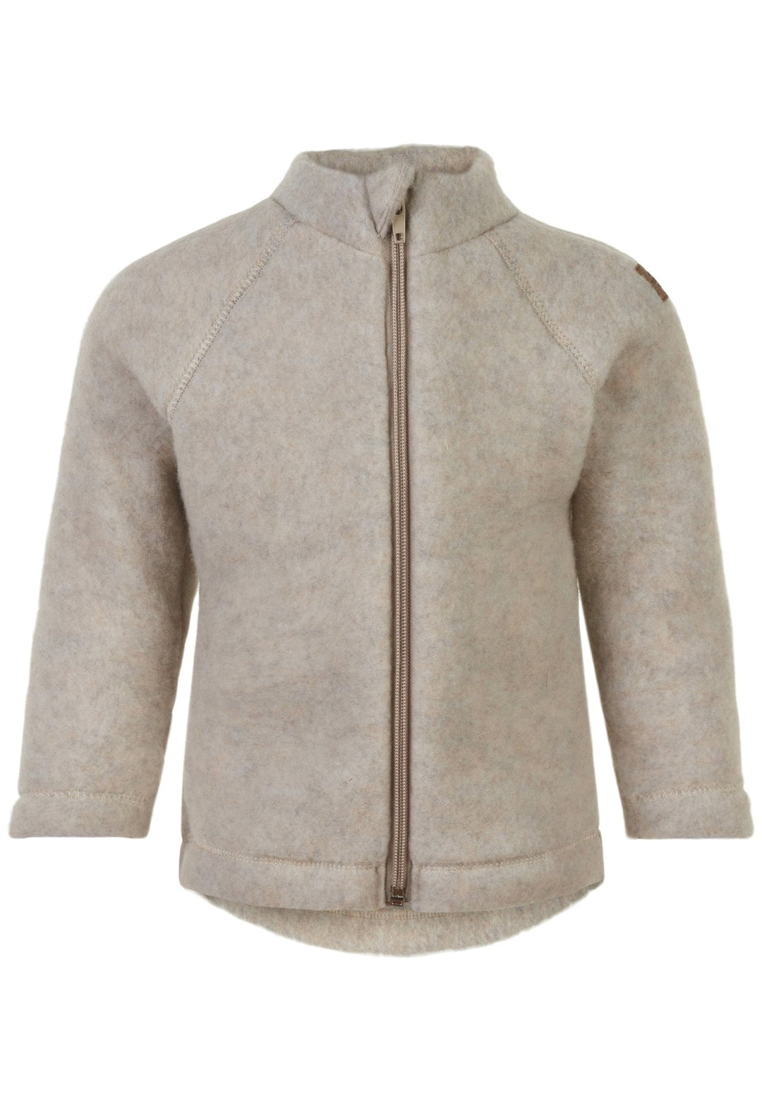 Mikk - Line Ulljakke til baby - Melange OffWhite for barn - Brobrobrille