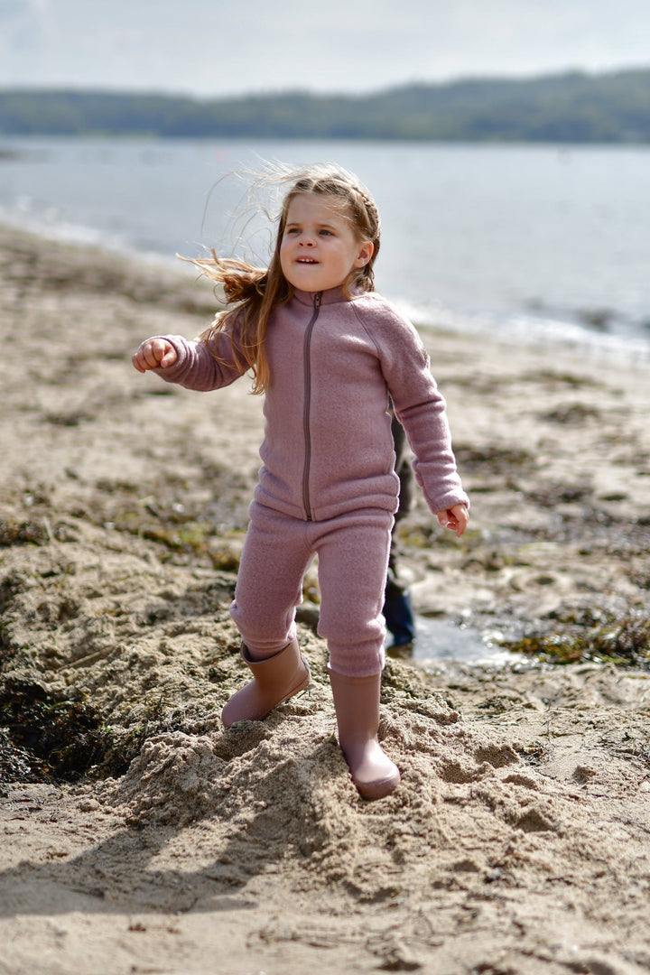 Mikk - Line Ulljakke til baby - Twilight Mauve for barn - Brobrobrille