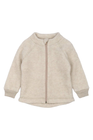 Mikk - Line Ulljakke til barn - Melange OffWhite for barn - Brobrobrille