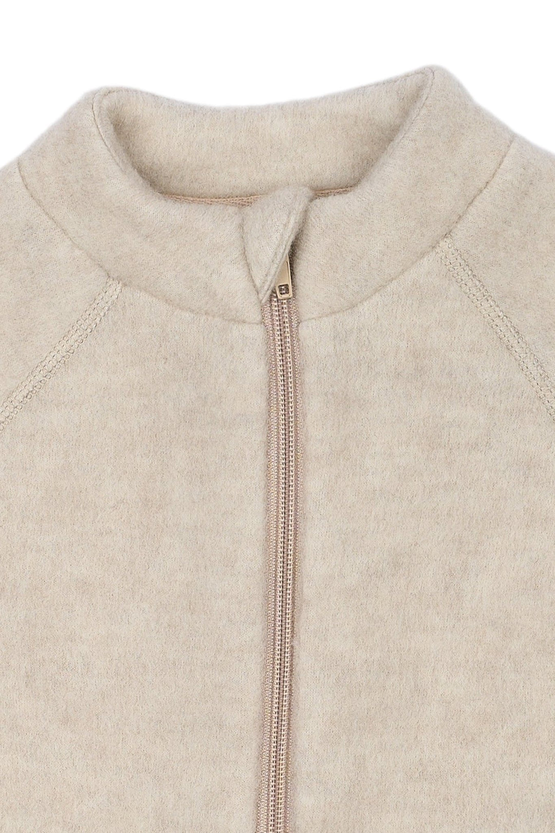 Mikk - Line Ulljakke til barn - Melange OffWhite for barn - Brobrobrille