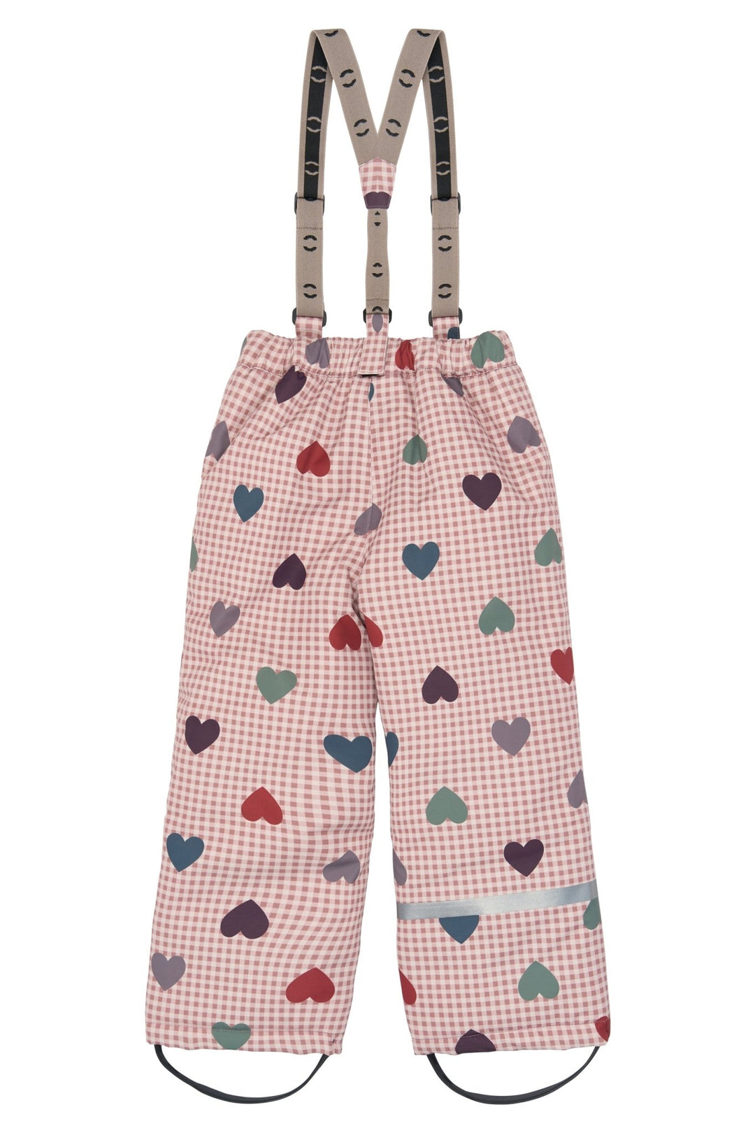 Mikk-Line Uni Snow Pant AOP vanntett vinterbukse for barn - Heart AOP for barn - Brobrobrille