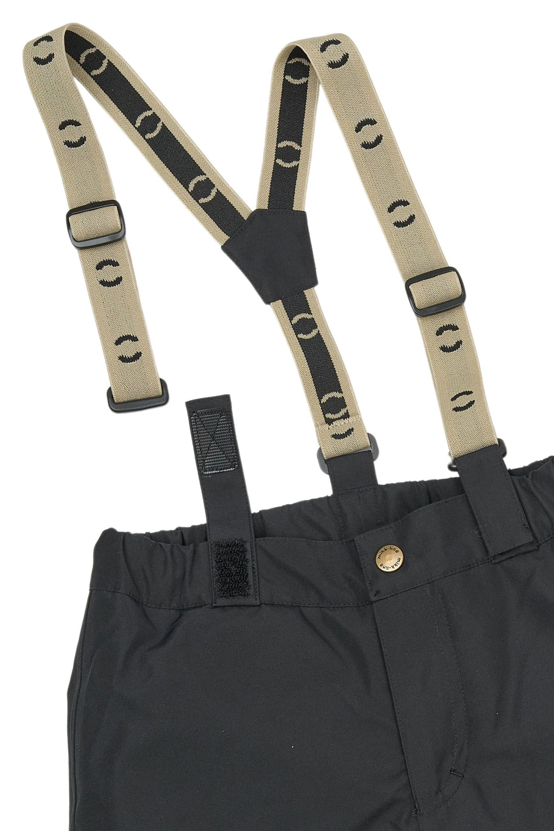 Mikk-Line Uni Snow Pant Solid vanntett vinterbukse for barn - Black for barn - Brobrobrille