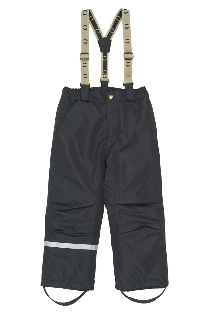 Mikk-Line Uni Snow Pant Solid vanntett vinterbukse for barn - Black for barn - Brobrobrille