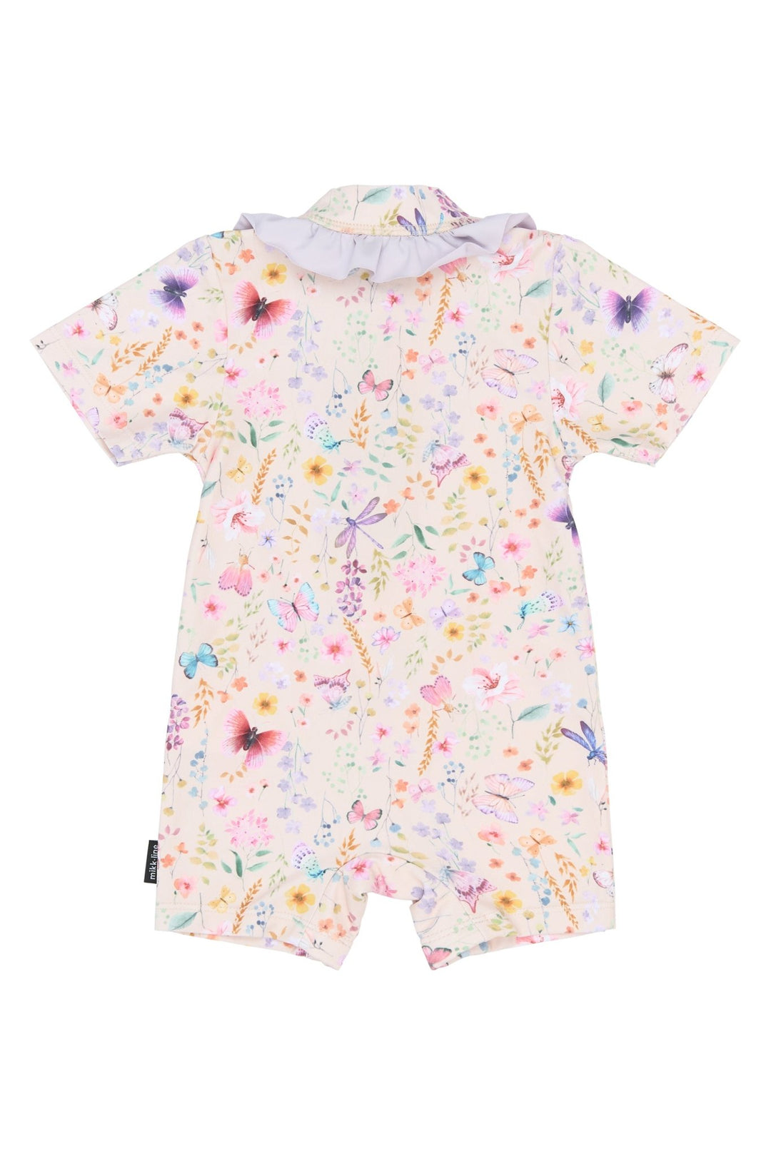 Mikk - Line UV - drakt med volang - Butterfly AOP for barn - Brobrobrille