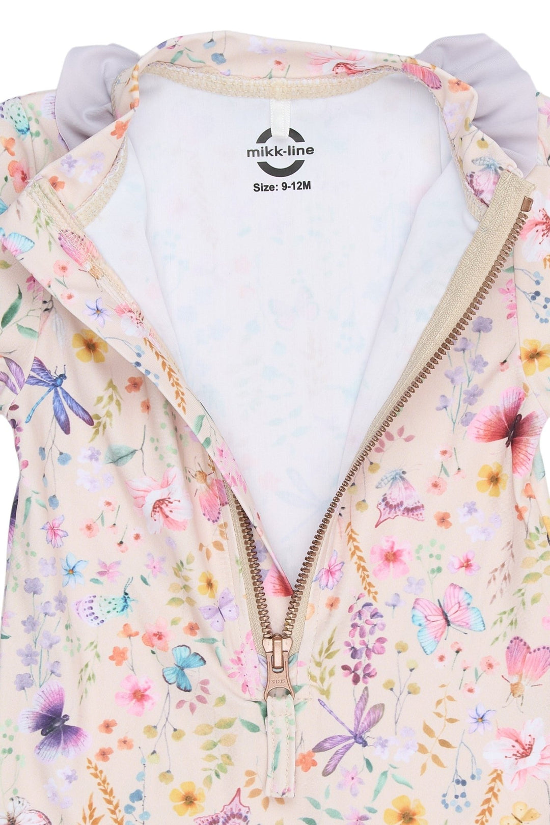 Mikk - Line UV - drakt med volang - Butterfly AOP for barn - Brobrobrille