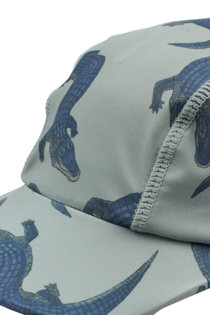 Mikk - Line UV - solhatt med nakkeskygge - Croco AOP for barn - Brobrobrille