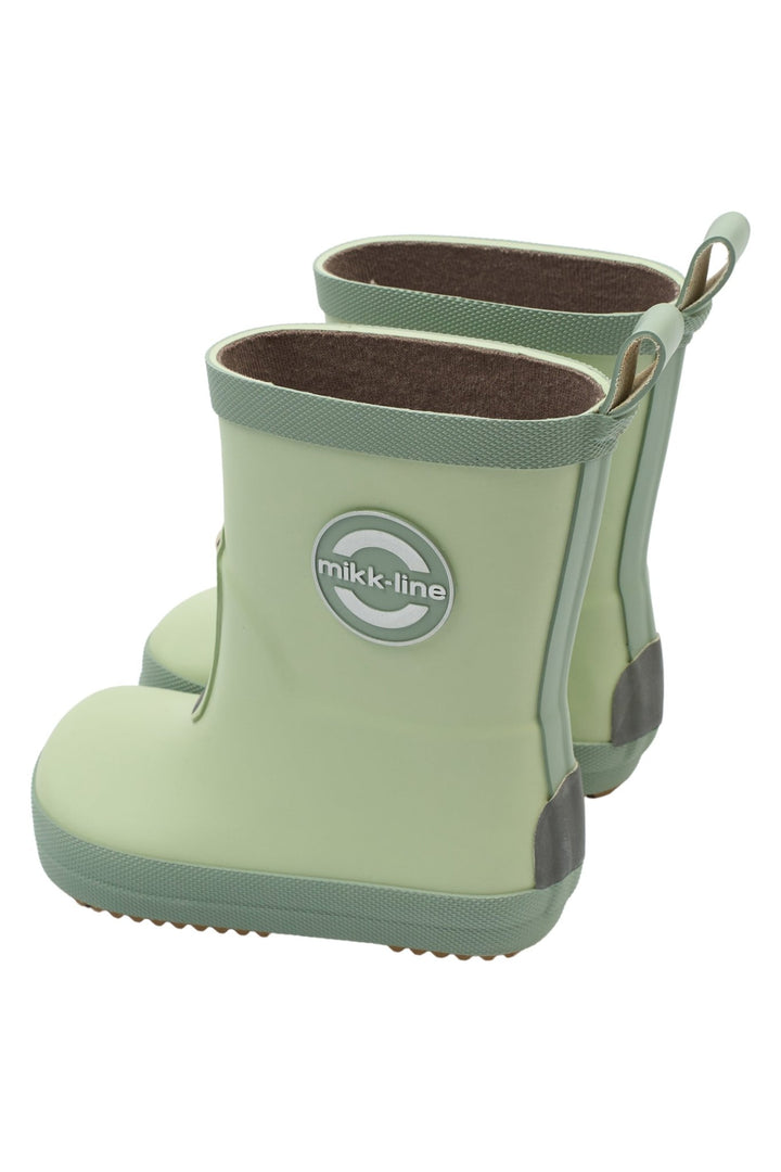 Mikk - Line Wellies Gummistøvler 3D Patch - Smoke Green for barn - Brobrobrille