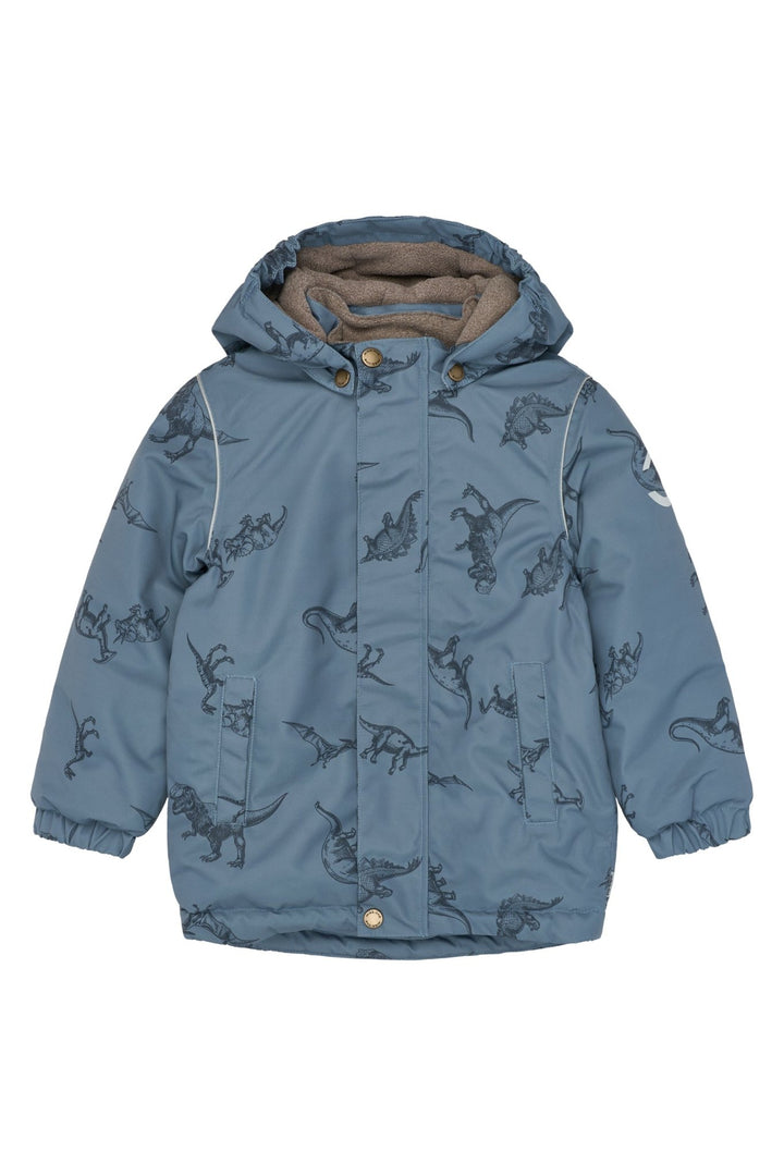 Mikk-Line Winter Jacket AOP vanntett vinterjakke for barn - Dino Stroke AOP for barn - Brobrobrille