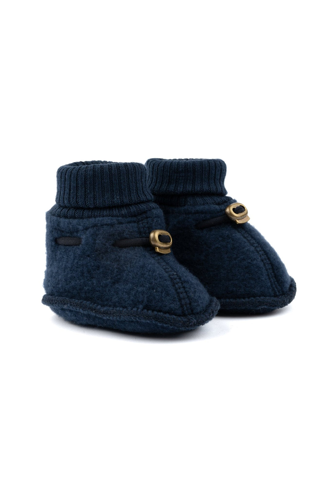 Mikk-Line Wool Footies ulltøfler for baby - Blue Nights for barn - Brobrobrille