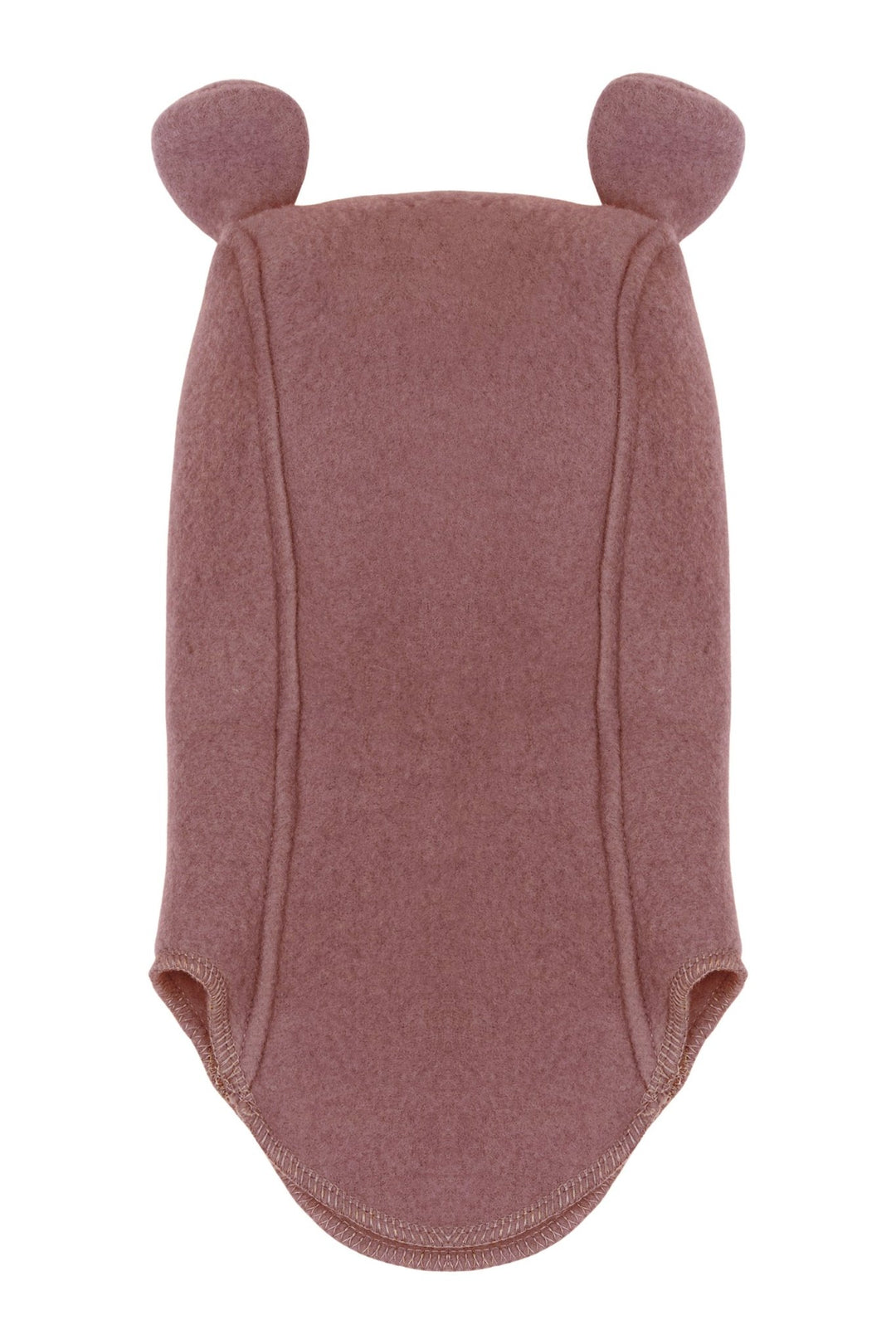 Mikk-Line Wool Fullface balaclava med bjørneører - Burlwood for barn - Brobrobrille