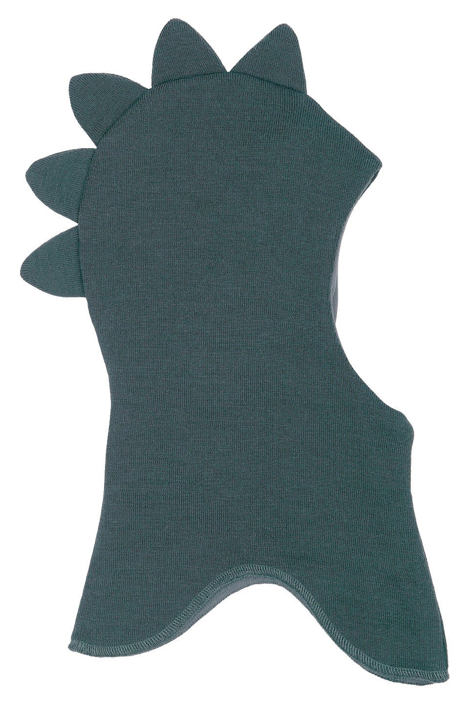 Mikk-Line Wool Fullface Dino balaclava i ull - Dark Slate for barn - Brobrobrille