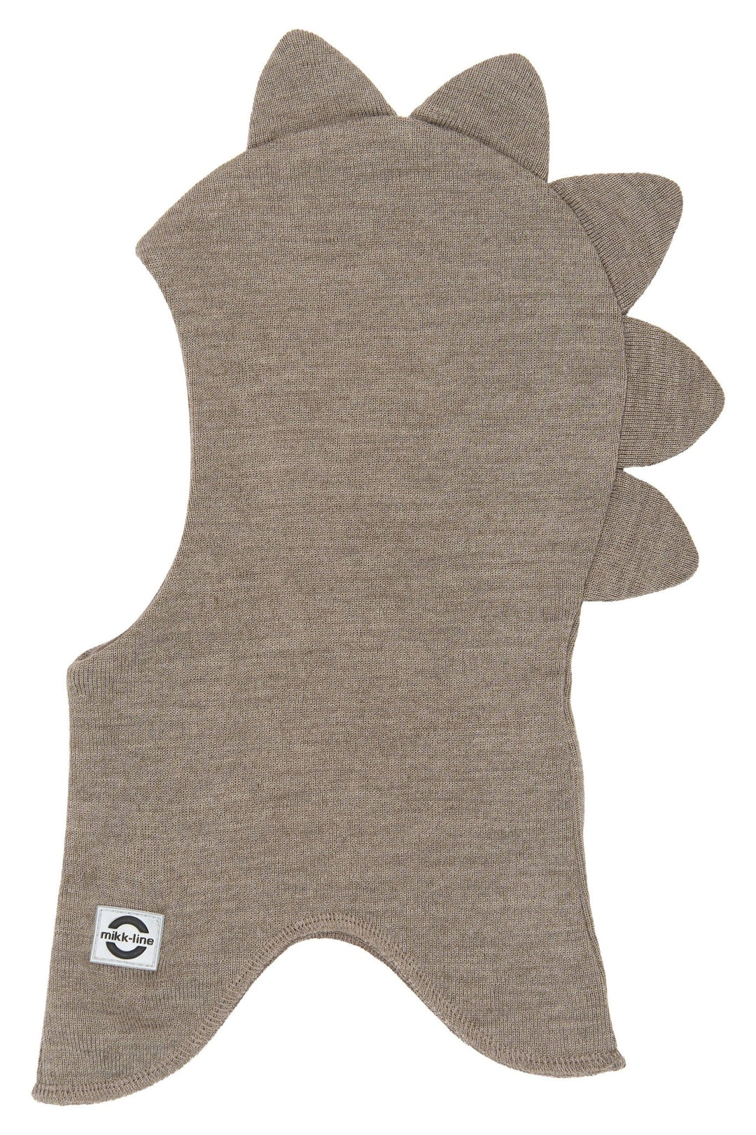 Mikk-Line Wool Fullface Dino balaclava i ull - Melange Denver for barn - Brobrobrille