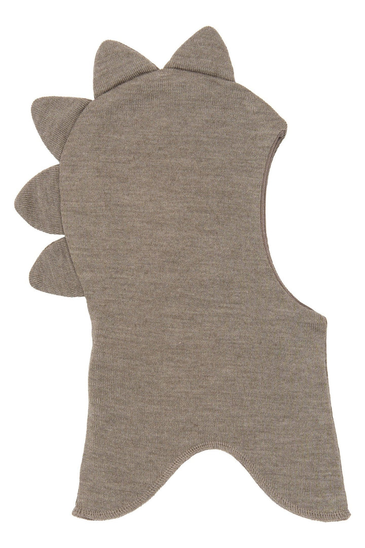 Mikk-Line Wool Fullface Dino balaclava i ull - Melange Denver for barn - Brobrobrille