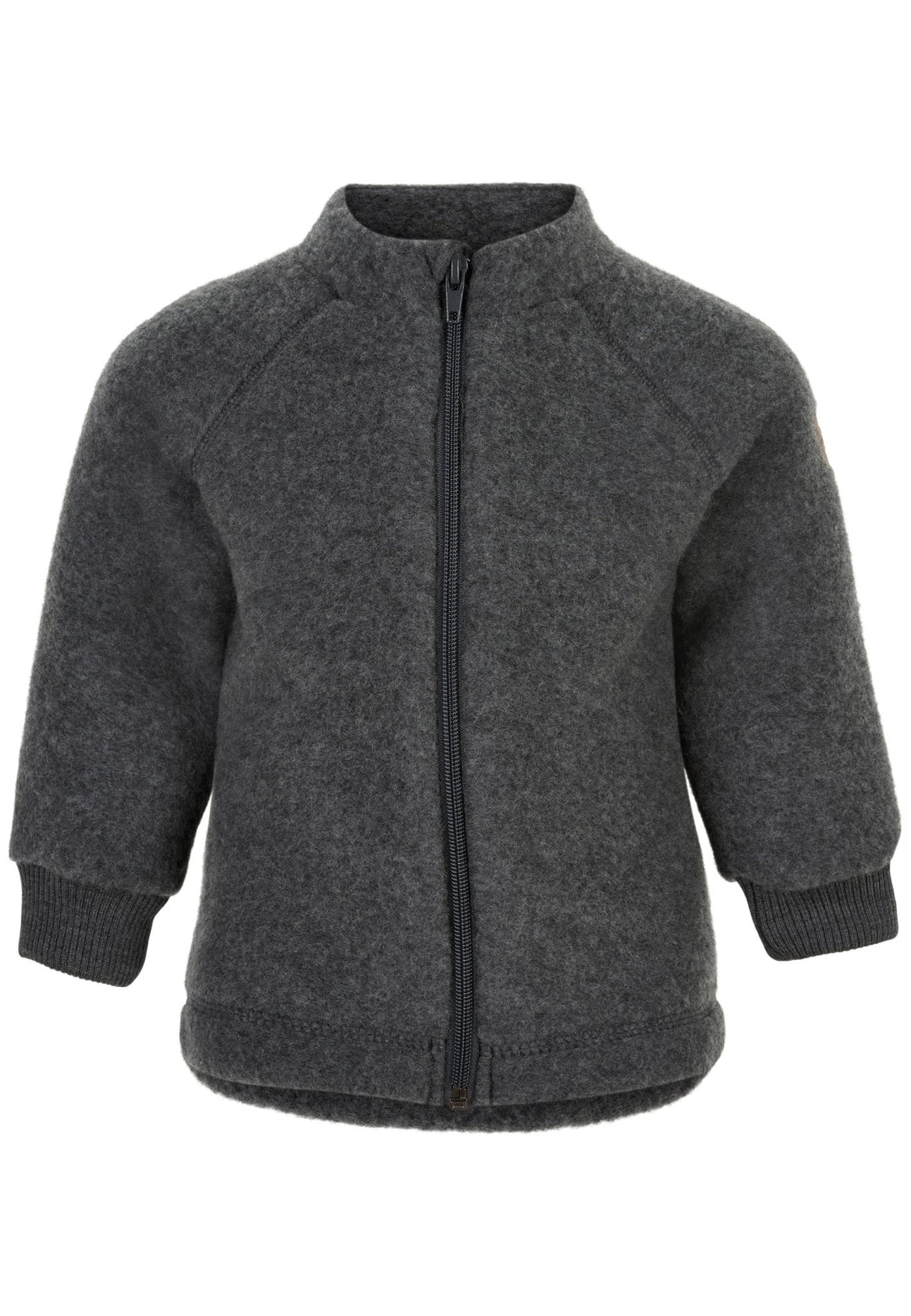 Mikk-Line Wool Jacket ulljakke for barn - Anthracite Melange for barn - Brobrobrille