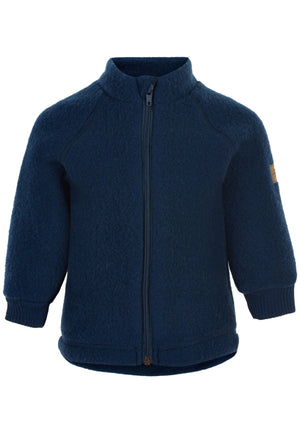 Mikk-Line Wool Jacket ulljakke for barn - Blue Nights for barn - Brobrobrille