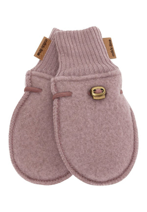 Mikk-Line Wool Mittens ullvotter for baby - Twilight Mauve for barn - Brobrobrille