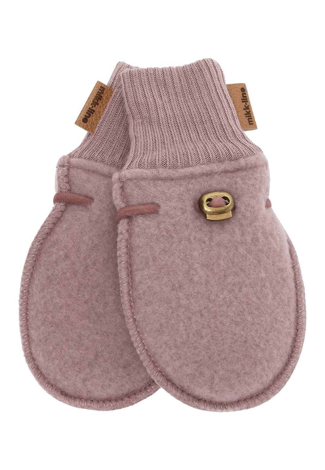 Mikk-Line Wool Mittens ullvotter for baby - Twilight Mauve for barn - Brobrobrille