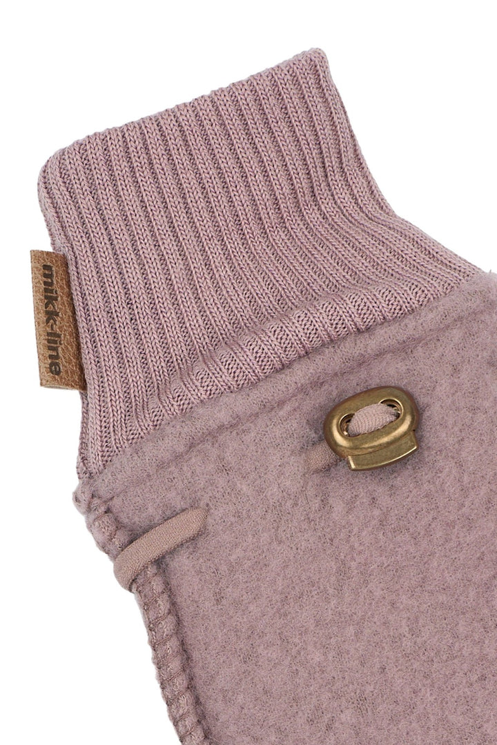 Mikk-Line Wool Mittens ullvotter for baby - Twilight Mauve for barn - Brobrobrille
