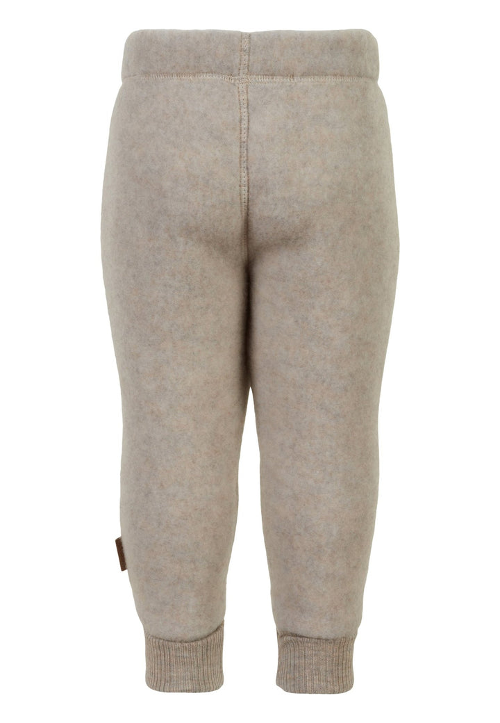 Mikk-Line Wool Pants ullbukse for barn – Melange Offwhite for barn - Brobrobrille