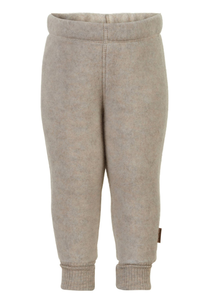 Mikk-Line Wool Pants ullbukse for barn – Melange Offwhite for barn - Brobrobrille
