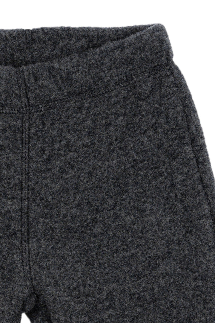 Mikk-Line Wool Pants ullbukse til baby - Anthracite Melange for barn - Brobrobrille