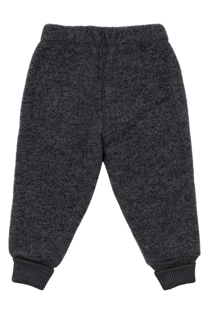 Mikk-Line Wool Pants ullbukse til baby - Anthracite Melange for barn - Brobrobrille