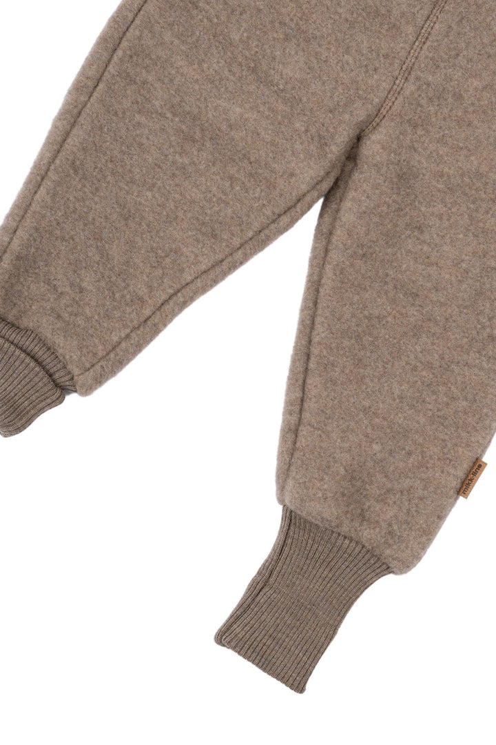 Mikk-Line Wool Pants ullbukse til baby - Melange Denver for barn - Brobrobrille